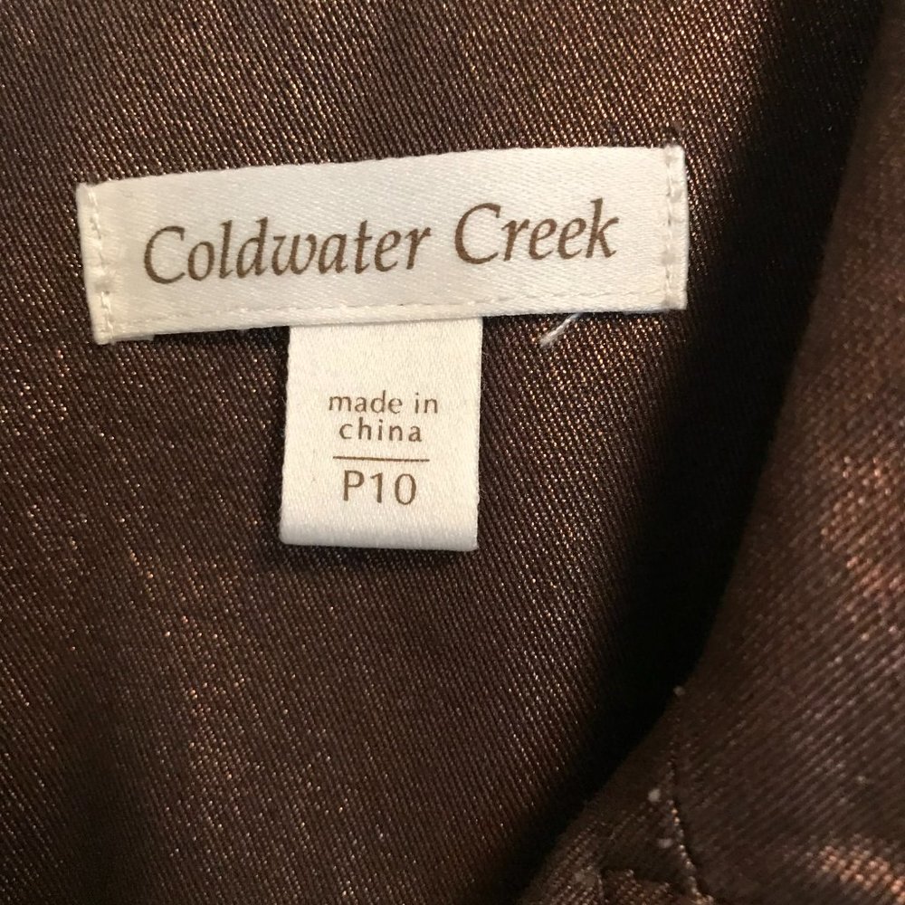 COLDWATER CREEK Bomber Jacket 10P - Picture 3 of 5